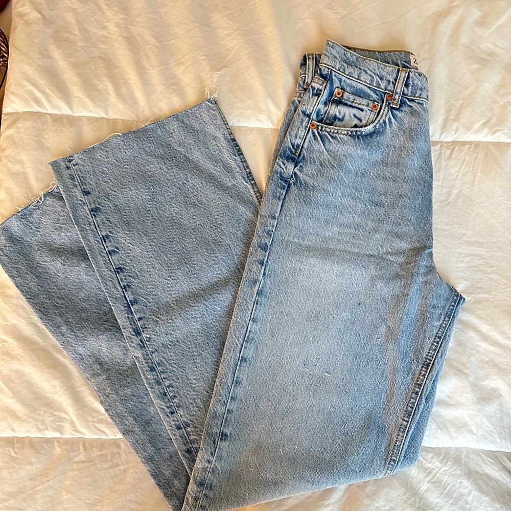 Zara jeans wide leg